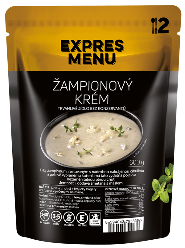 Žampionový krém